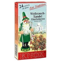 24 Medium Incense Cones in Sandal ~ Germany